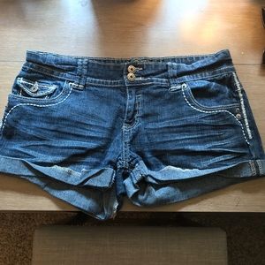 Juniors size 13 denim shorts, size 13/14